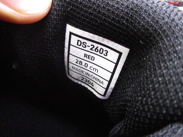 ﾌｨｯｼﾝｸﾞｼｭｰｽﾞDS-2603ﾚｯﾄﾞ28.0