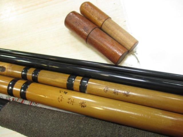 【ｾｯﾄ商品】山ｻ竿春へら和竿(ｼﾞｬﾝｸ)2本ｾｯﾄ!