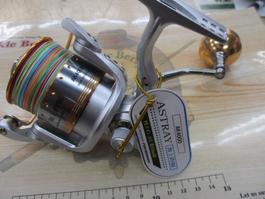 AK4000ｱｽﾄﾚｲ海上釣堀PE4号-50M糸付箱付