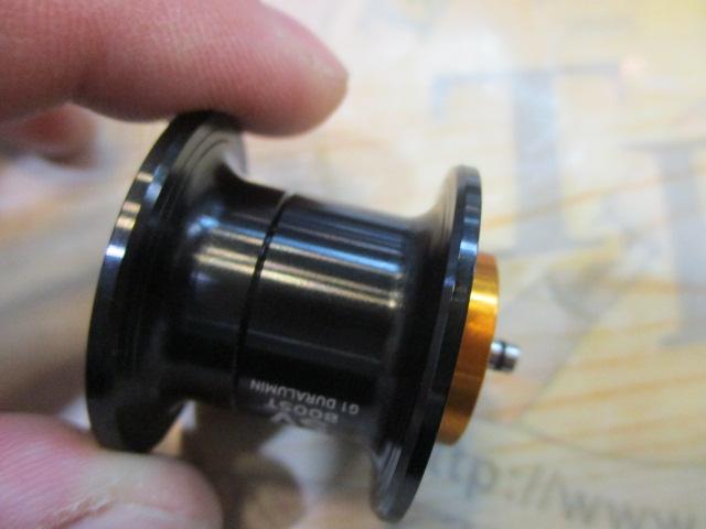 SVブーストφ32・22.5 12lb-80mスプール G1ブラック