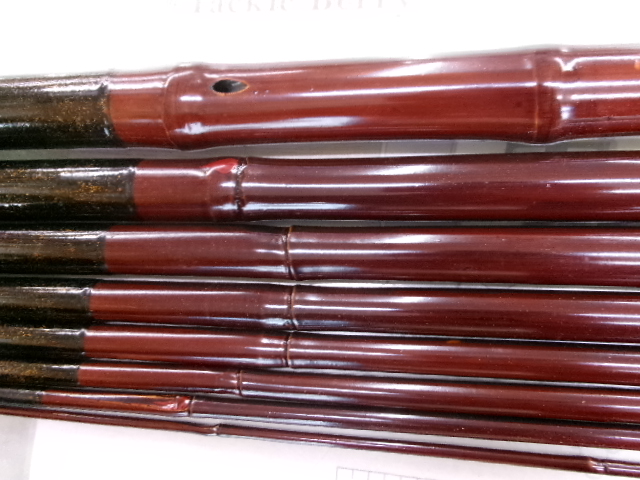 【セット商品】竹竿2本 中通し、和竿