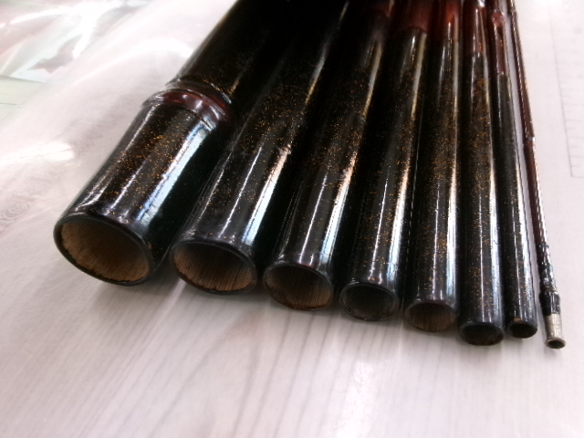 【セット商品】竹竿2本 中通し、和竿