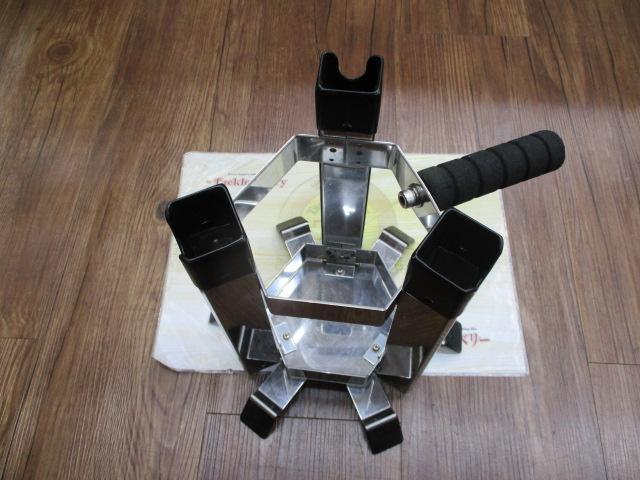 ﾛｯﾄﾞｽﾀﾝﾄﾞ3本仕様ｼﾙﾊﾞｰ