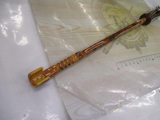 イカダ用木製竿受け