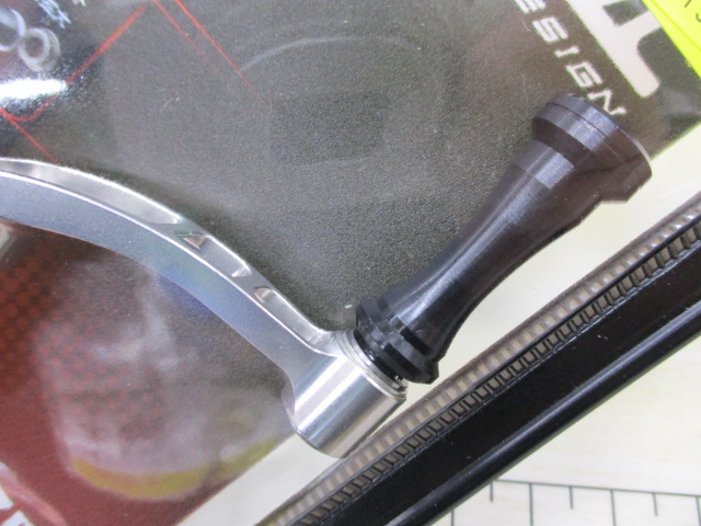 プロアームスピニング40mmMCHSP40DA-BS・RKダイワブラック/シルバーラウンドノブ