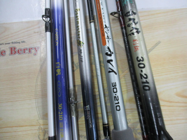 【セット商品】中古船竿30号210cm4本アソート