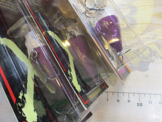 【セット商品】メガバス クランク「紫ダルマ」3個!