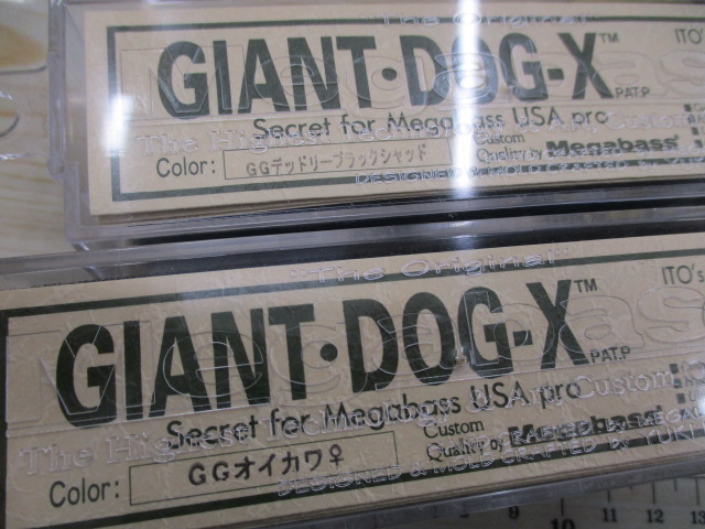 【セット商品】メガバスGIANT-DOG-Xセット⑥