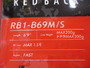 ﾚｯﾄﾞﾊﾞｯｸ1GRB1-B69M/S