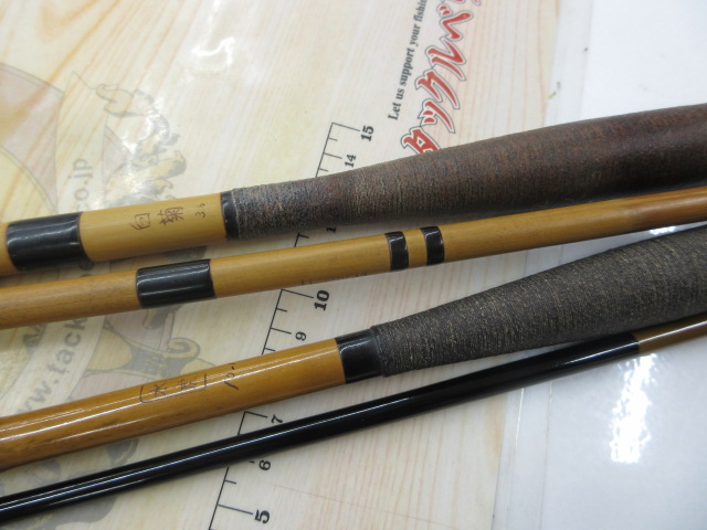 【ｾｯﾄ商品】ﾜｹあり和竿2本ｾｯﾄ