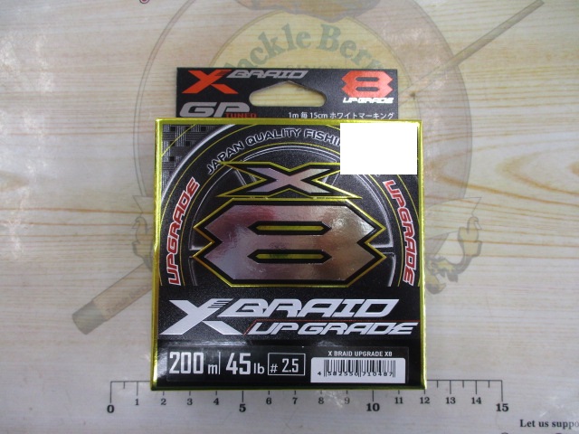 X-ﾌﾞﾚｲﾄﾞｱｯﾌﾟｸﾞﾚｰﾄﾞX8/200m2.5号45lb