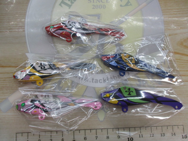 エヴァンゲリオン　ドレパンルアー　EVA×DRESS 5個セット　未使用 DRESS（ドレス） EVA×DRESS ドレパンルアー / DRESS ルアー 5種+