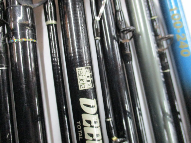 【ｾｯﾄ商品】中古船竿100号~200号6本ｱｿｰﾄ